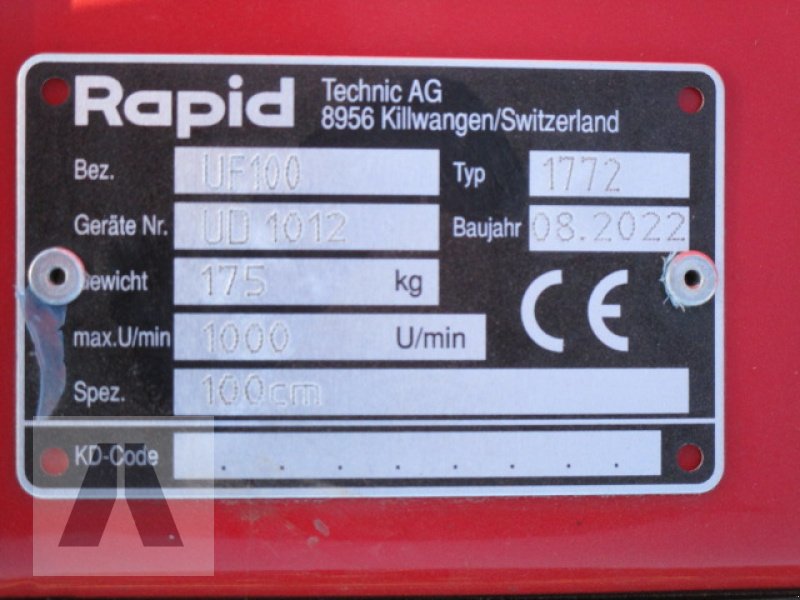 Einachstraktor tipa Rapid Varea S 161, Gebrauchtmaschine u Soyen (Slika 21)