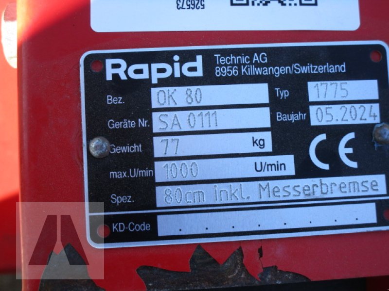 Einachstraktor tipa Rapid Varea S 161, Gebrauchtmaschine u Soyen (Slika 27)