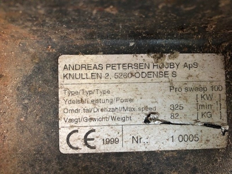 Einachstraktor typu Texas Trading Pro Sweep 100, Gebrauchtmaschine v Vejle (Obrázek 5)