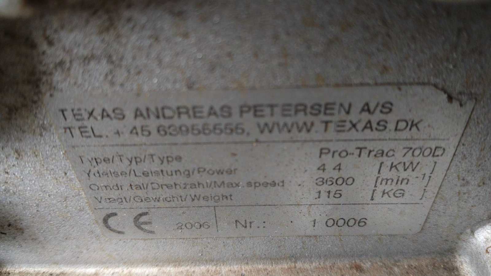 Einachstraktor del tipo Texas Trading Pro-Trac 700D, Gebrauchtmaschine In Egtved (Immagine 12)