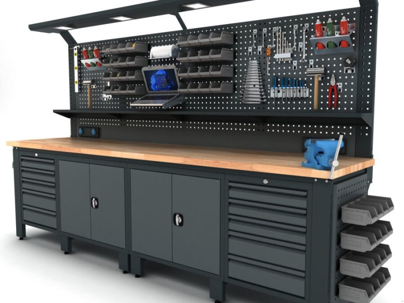 Einrichtungsgegenstände of the type Neox ProLinePlus-1759 Werkbank 296x73x200cm, Neumaschine in mixnitz (Picture 1)