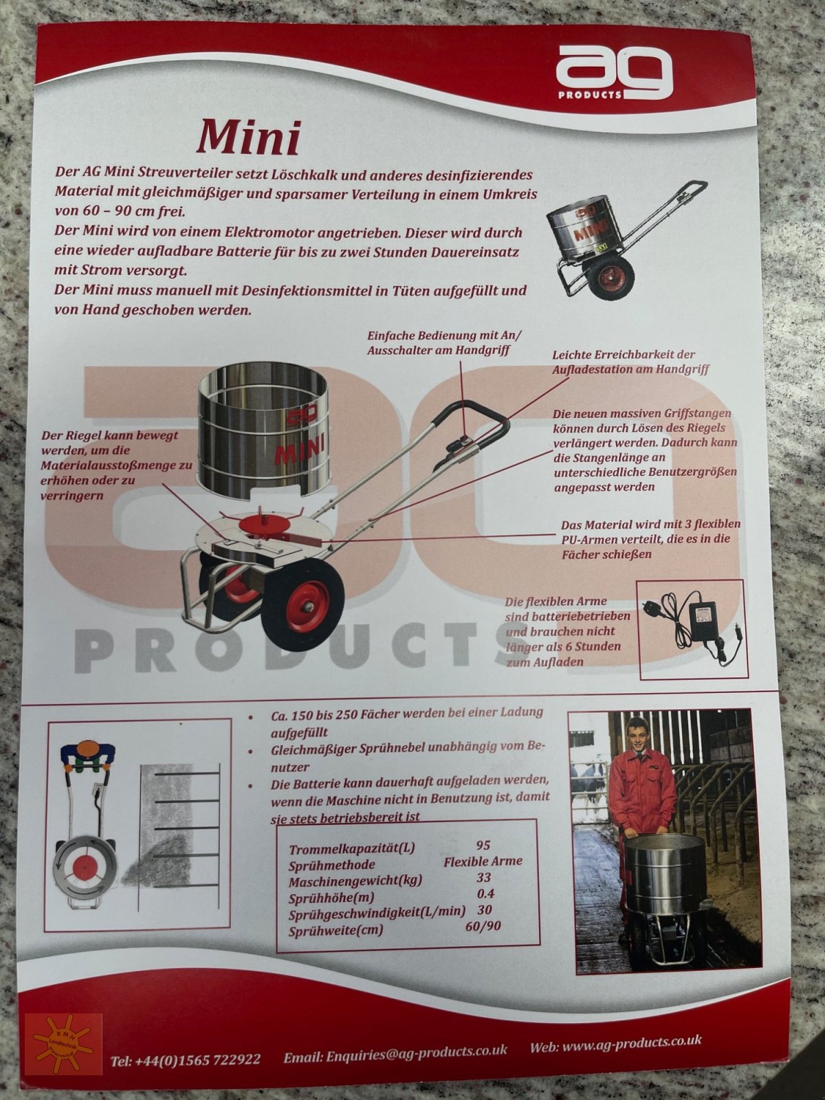 Einstreutechnik typu AG Products Mini, Neumaschine v Henndorf am Wallersee (Obrázek 5)