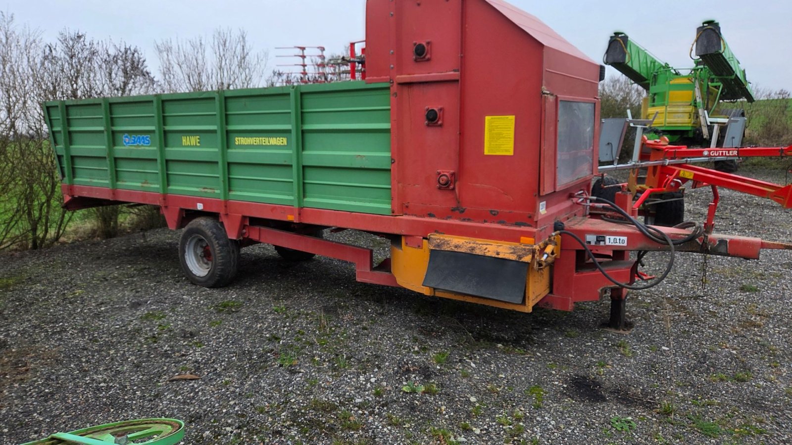 Einstreutechnik типа Hawe Halmspredevogn SWW2 sideudkast, Gebrauchtmaschine в Assens (Фотография 1)