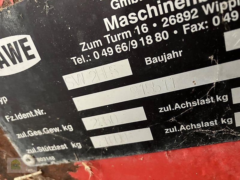 Einstreutechnik typu Hawe SW 2 HBS, Gebrauchtmaschine v Salsitz (Obrázek 6)