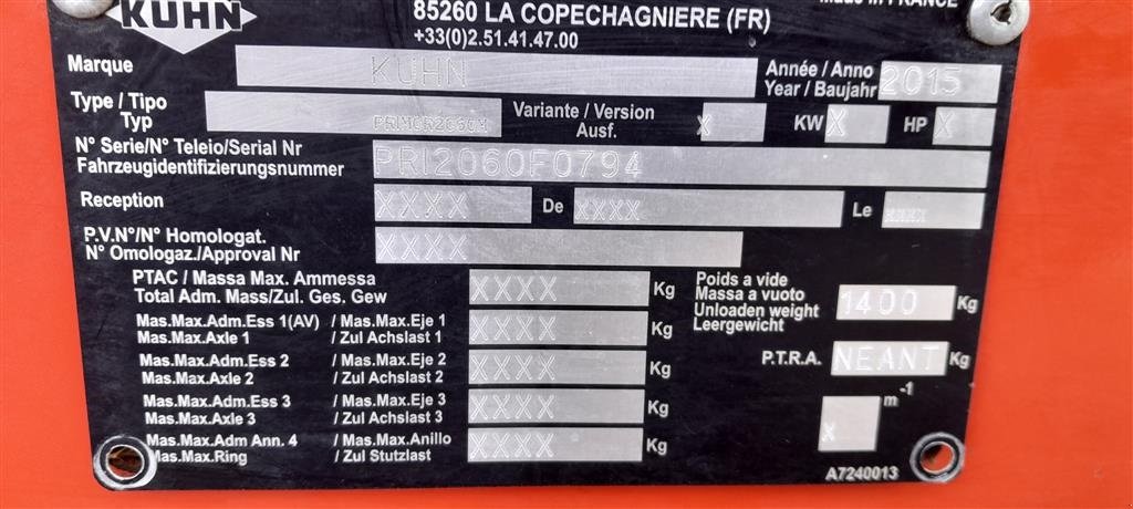 Einstreutechnik a típus Kuhn Primor 2060 M m/drejetud, Gebrauchtmaschine ekkor: Møldrup (Kép 6)