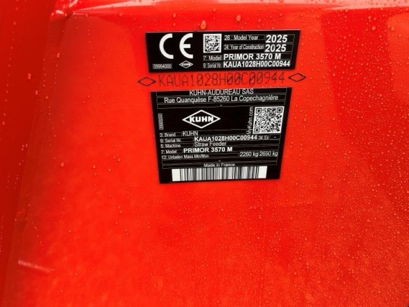 Einstreutechnik typu Kuhn PRIMOR 3570 M, Gebrauchtmaschine v Rødding (Obrázek 4)