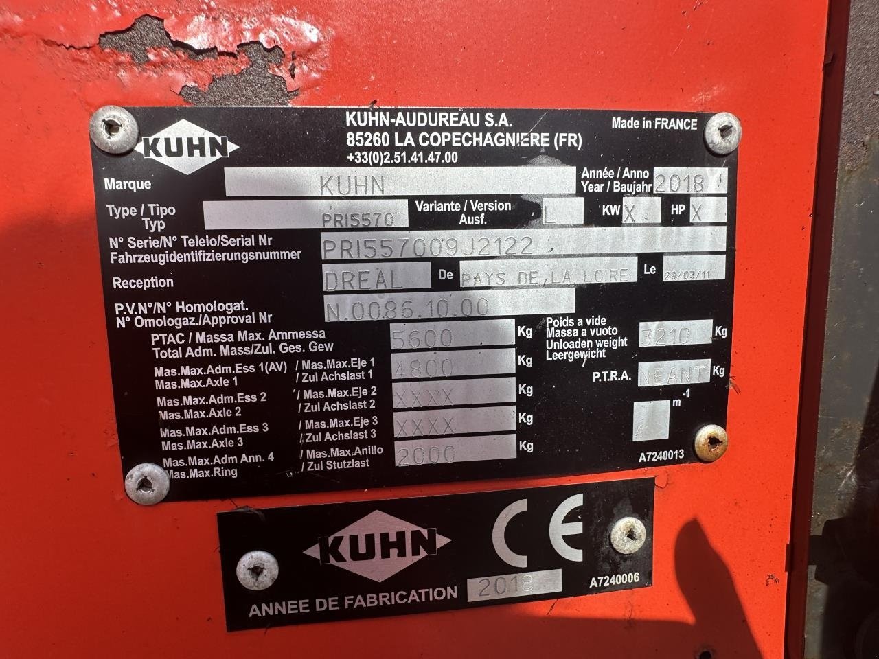 Einstreutechnik του τύπου Kuhn PRIMOR 5570, Gebrauchtmaschine σε Skjern (Φωτογραφία 10)
