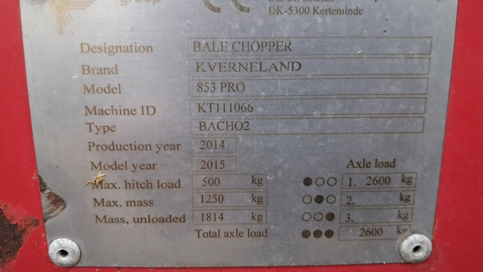 Einstreutechnik типа Kverneland TAARUP 853 PRO STRØMASKINER, Gebrauchtmaschine в Møldrup (Фотография 6)