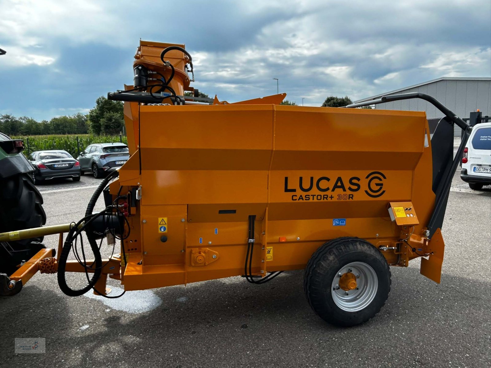 Einstreutechnik Türe ait Lucas Castor 30 R, Gebrauchtmaschine içinde Mahlberg-Orschweier (resim 16)