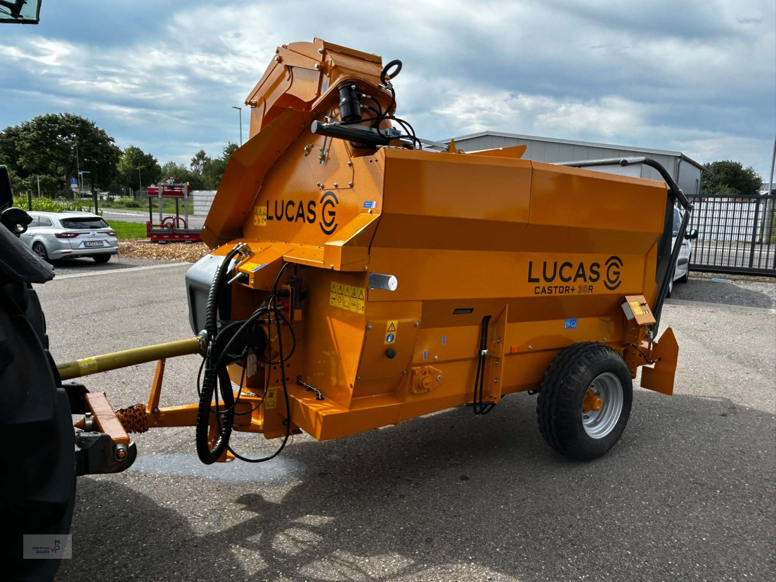 Einstreutechnik Türe ait Lucas Castor 30 R, Gebrauchtmaschine içinde Mahlberg-Orschweier (resim 17)