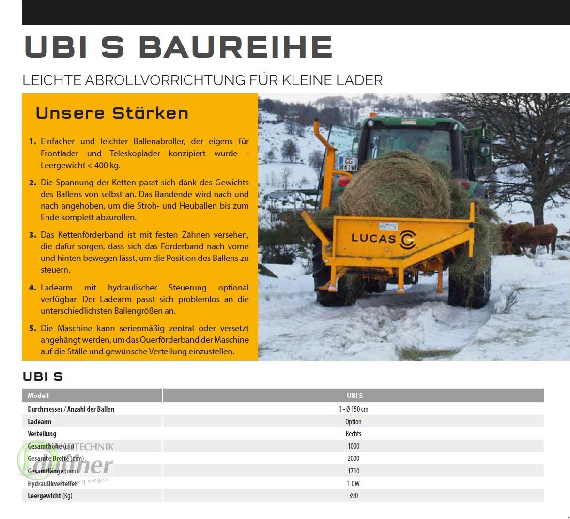 Einstreutechnik des Typs Lucas UBI S JET Euro Aufnahme, Neumaschine in Hohentengen (Bild 12)