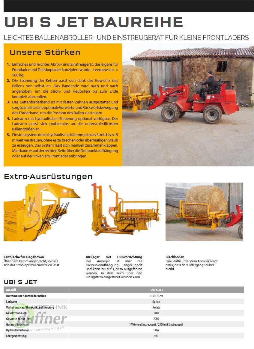 Einstreutechnik des Typs Lucas UBI S JET Euro Aufnahme, Neumaschine in Hohentengen (Bild 13)