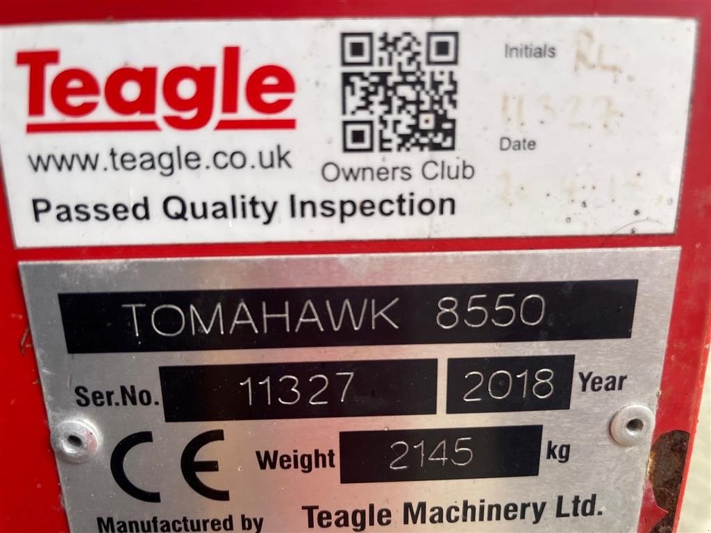 Einstreutechnik tip Teagle 8500, Gebrauchtmaschine in Varde (Poză 2)