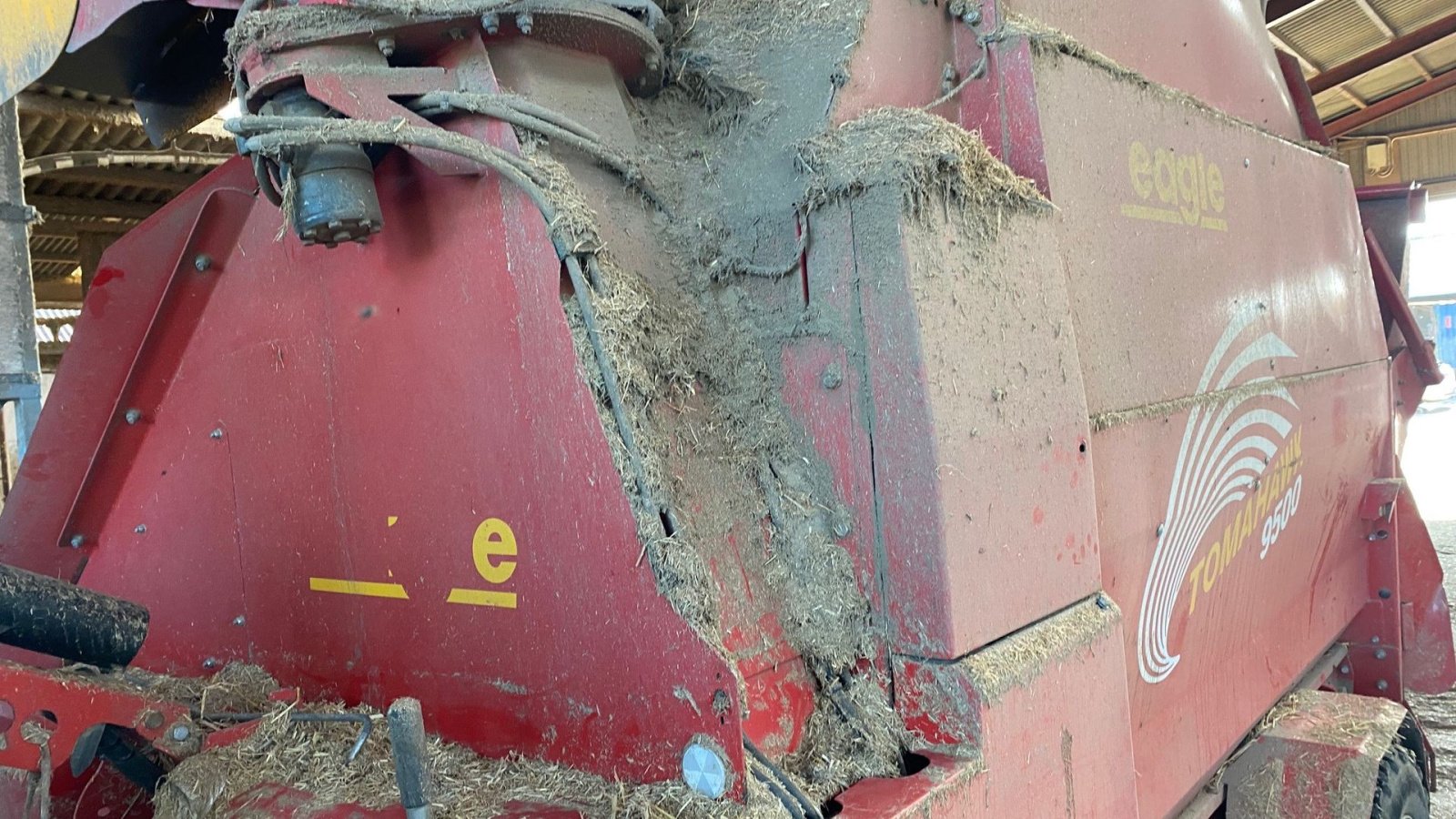 Einstreutechnik Türe ait Teagle Tomahawk 9500, Gebrauchtmaschine içinde Ringe (resim 9)