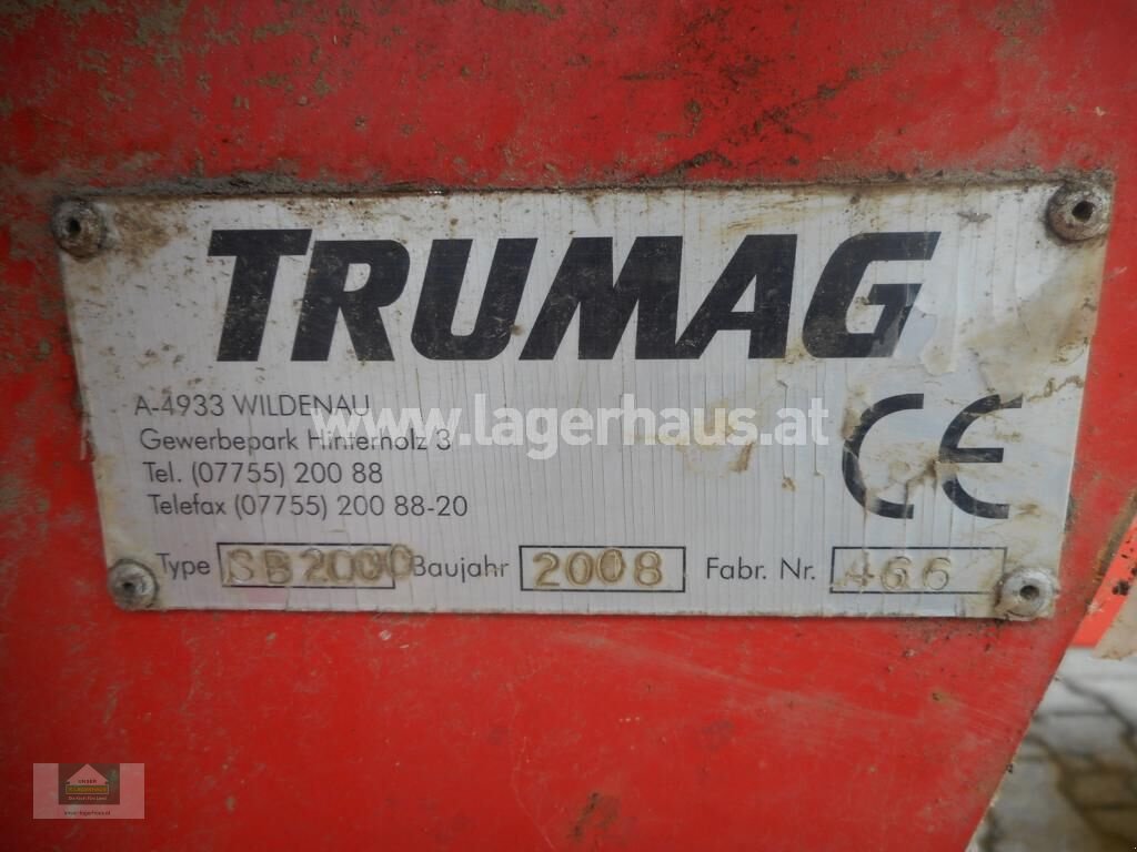 Einstreutechnik typu Trumag 2000 RB, Gebrauchtmaschine v Klagenfurt (Obrázok 15)