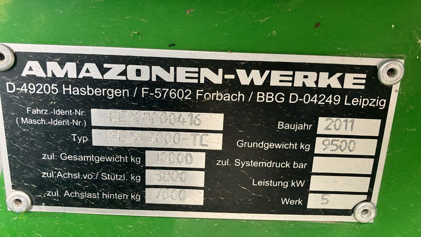 Einzelkornsägerät typu Amazone-BBG EDX 9000-TC, Gebrauchtmaschine w Gerichshain (Zdjęcie 4)