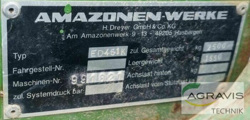 Einzelkornsägerät tip Amazone ED 451 K, Gebrauchtmaschine in Melle-Wellingholzhausen (Poză 7)