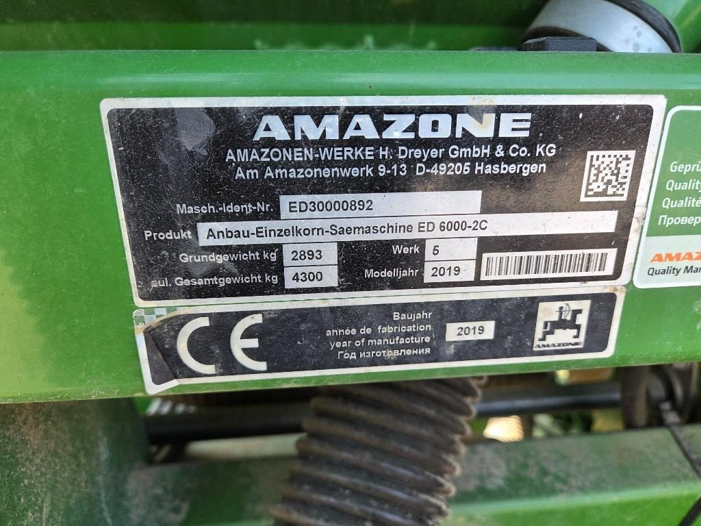 Einzelkornsägerät Türe ait Amazone ED 6000-2, Gebrauchtmaschine içinde ATHIS (resim 2)