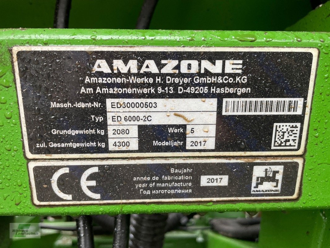 Einzelkornsägerät typu Amazone ED 6000-2C, Gebrauchtmaschine w Rhede / Brual (Zdjęcie 3)