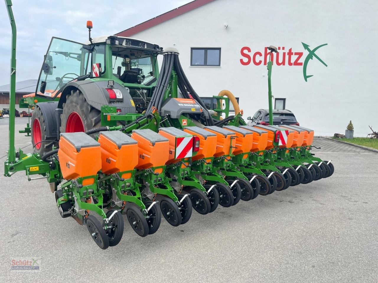 Einzelkornsägerät Türe ait Amazone ED 6000-2FC SUPER mit Amazone Frontdüngertank, TOP, Gebrauchtmaschine içinde Schierling (resim 1)