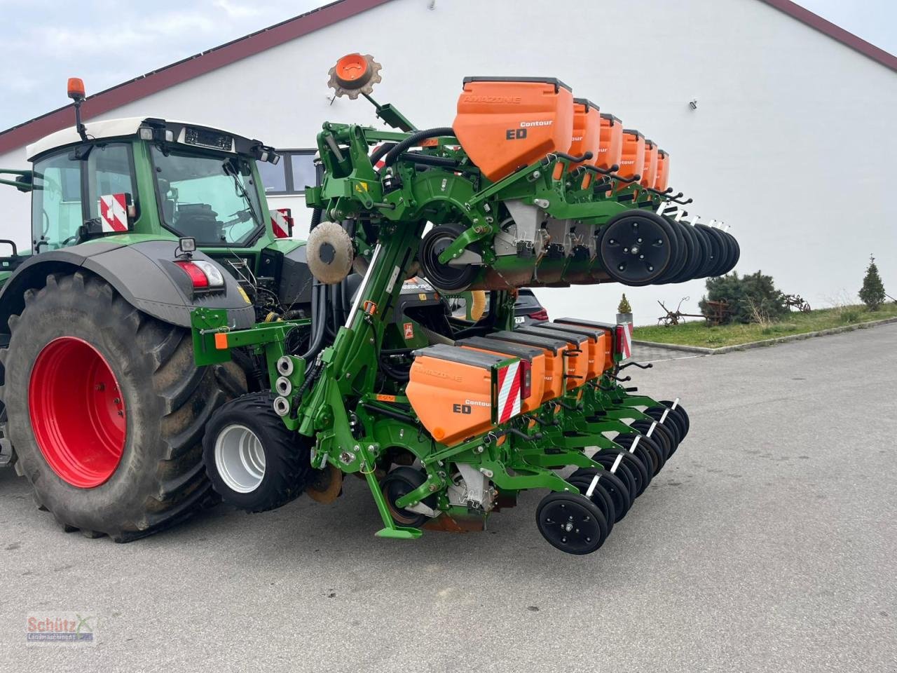 Einzelkornsägerät Türe ait Amazone ED 6000-2FC SUPER mit Amazone Frontdüngertank, TOP, Gebrauchtmaschine içinde Schierling (resim 4)