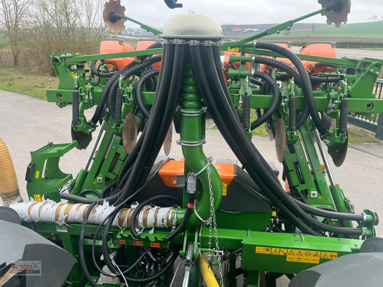 Einzelkornsägerät Türe ait Amazone ED 6000-2FC SUPER mit Amazone Frontdüngertank, TOP, Gebrauchtmaschine içinde Schierling (resim 8)