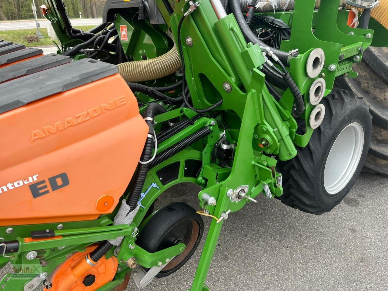 Einzelkornsägerät Türe ait Amazone ED 6000-2FC SUPER mit Amazone Frontdüngertank, TOP, Gebrauchtmaschine içinde Schierling (resim 9)