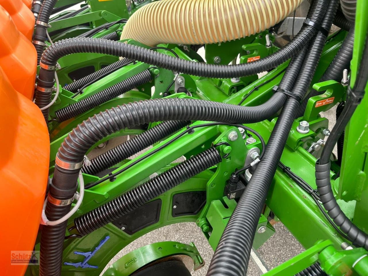 Einzelkornsägerät Türe ait Amazone ED 6000-2FC SUPER mit Amazone Frontdüngertank, TOP, Gebrauchtmaschine içinde Schierling (resim 10)