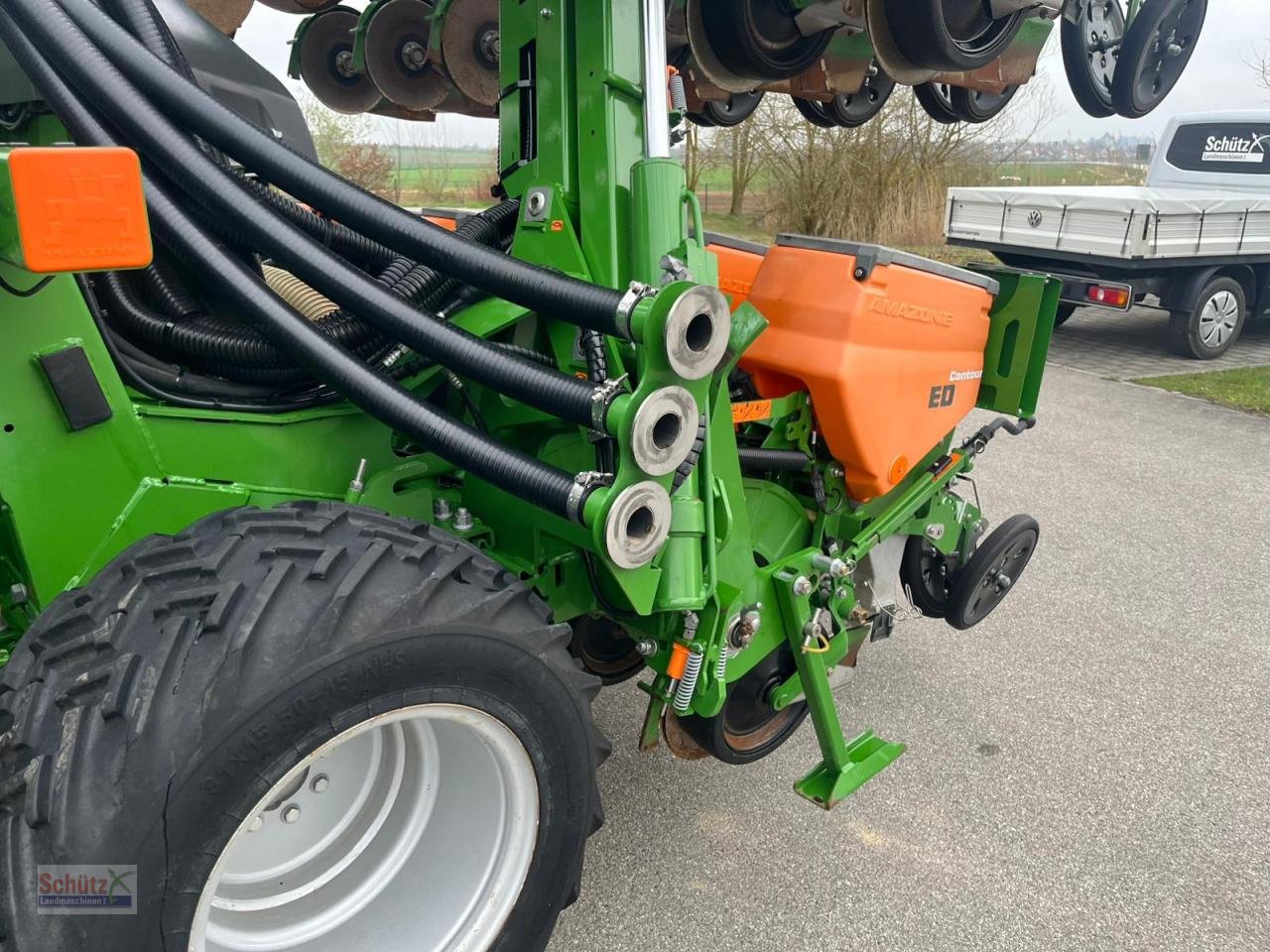 Einzelkornsägerät Türe ait Amazone ED 6000-2FC SUPER mit Amazone Frontdüngertank, TOP, Gebrauchtmaschine içinde Schierling (resim 13)