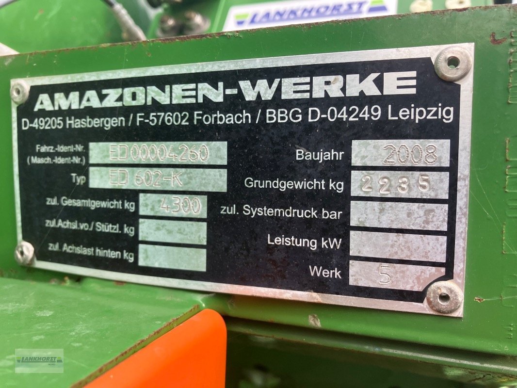 Einzelkornsägerät typu Amazone ED 602 K, Gebrauchtmaschine v Aurich (Obrázek 12)