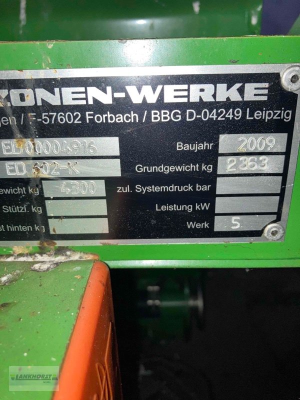 Einzelkornsägerät des Typs Amazone ED 602-K, Gebrauchtmaschine in Aurich (Bild 9)