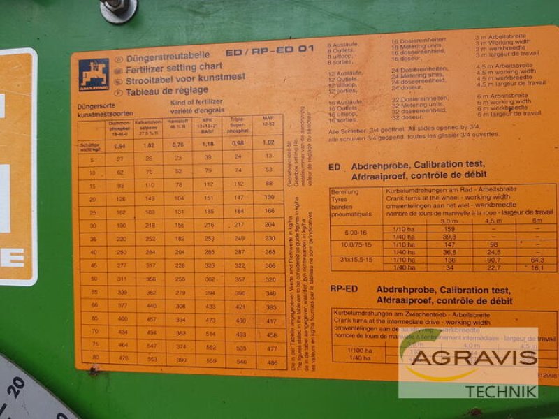 Einzelkornsägerät typu Amazone ED 602 K, Gebrauchtmaschine v Nartum (Obrázek 11)