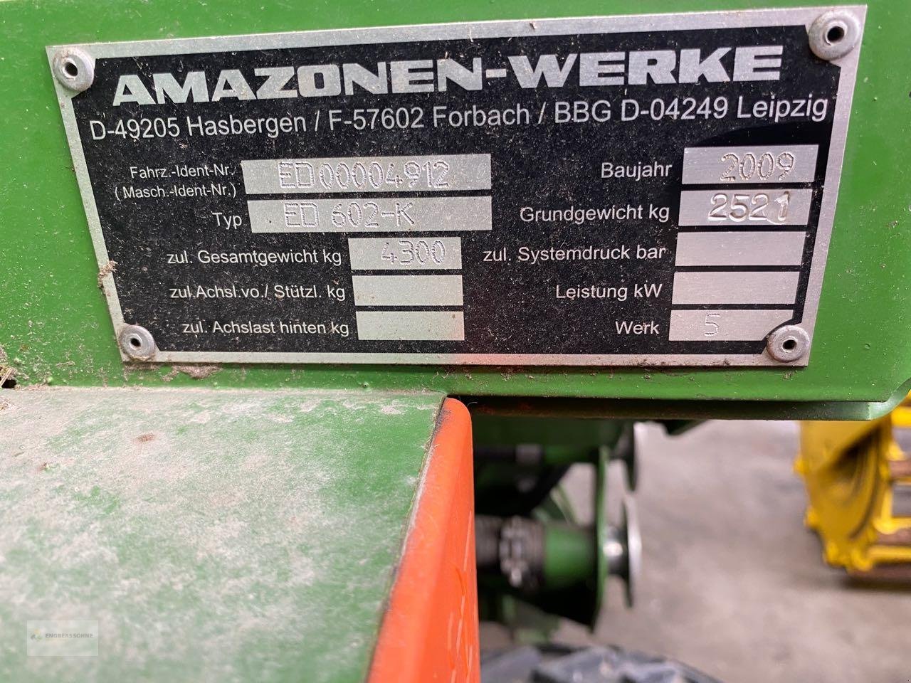 Einzelkornsägerät tip Amazone ED 602-K, Gebrauchtmaschine in Twist - Rühlerfeld (Poză 7)