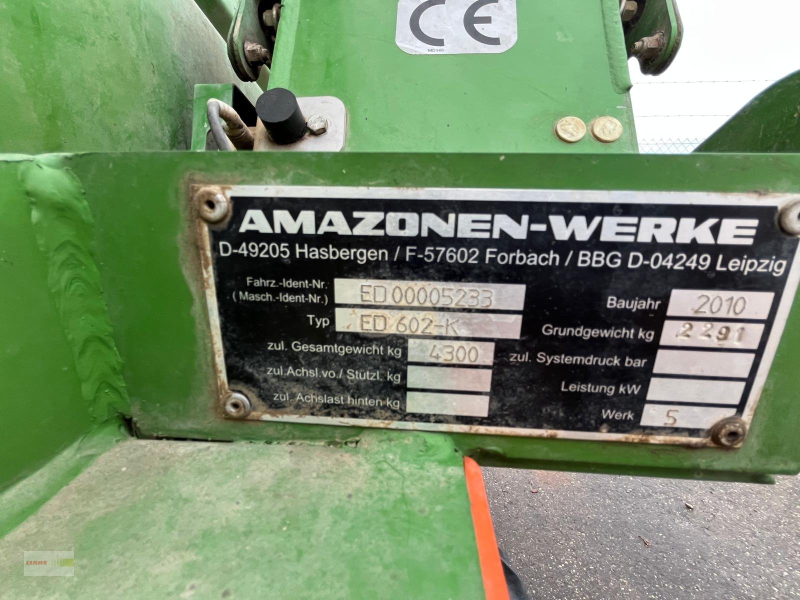 Einzelkornsägerät типа Amazone ED 602-K, Gebrauchtmaschine в Erkheim (Фотография 2)