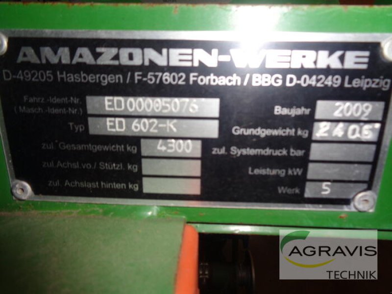 Einzelkornsägerät tip Amazone ED 602 K, Gebrauchtmaschine in Gyhum-Nartum (Poză 2)