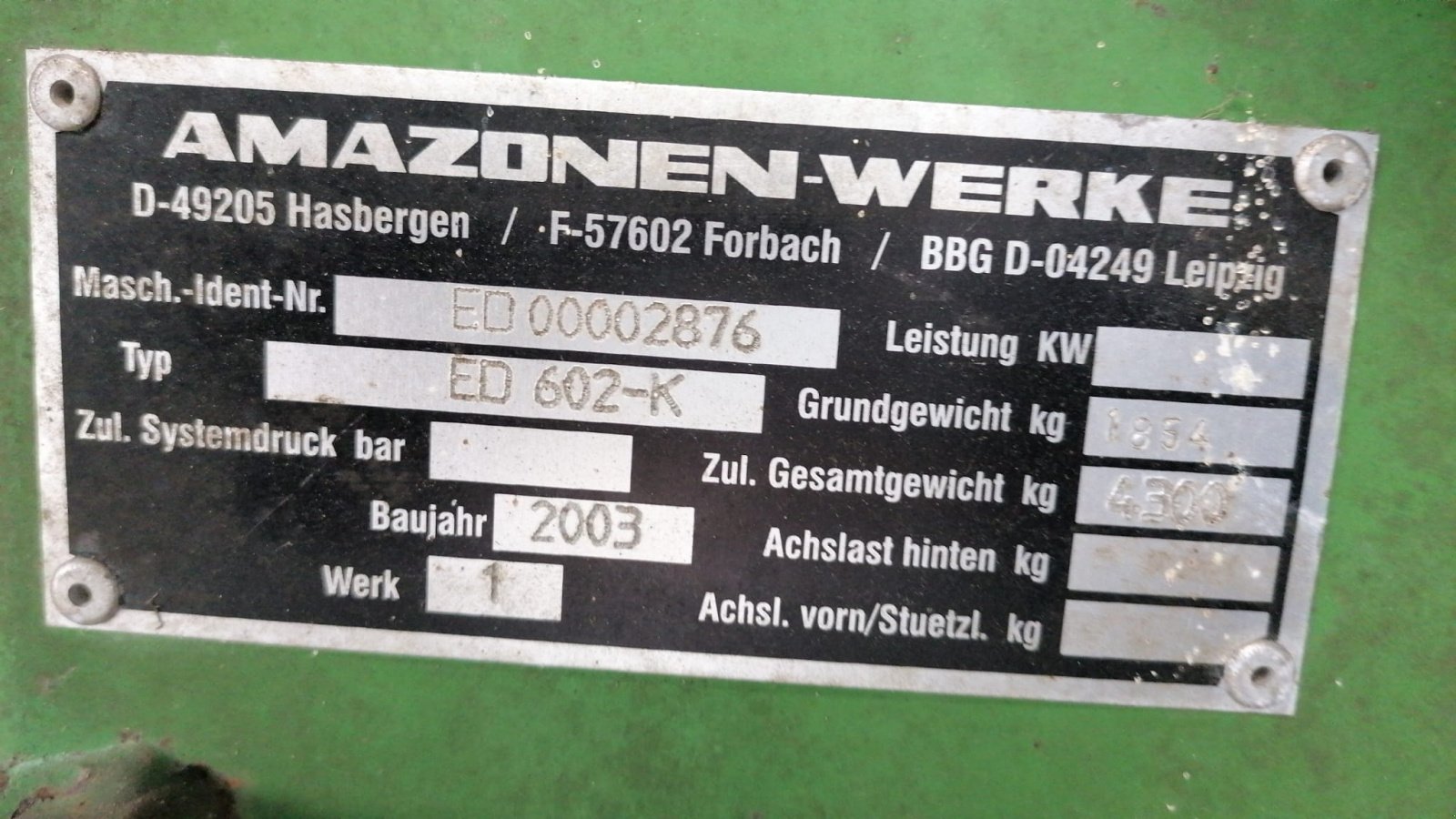 Einzelkornsägerät a típus Amazone ED 902-K, Gebrauchtmaschine ekkor: Sollerup (Kép 2)