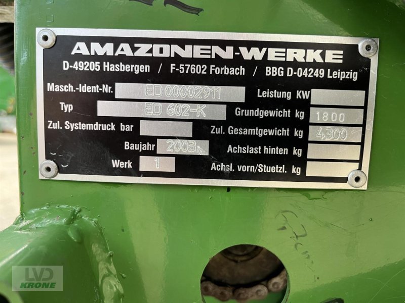 Einzelkornsägerät of the type Amazone ED602K Classic, Gebrauchtmaschine in Spelle (Picture 10)