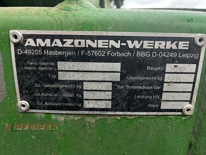 Einzelkornsägerät типа Amazone EDX 6000 T, Gebrauchtmaschine в Elleben OT Riechheim (Фотография 3)