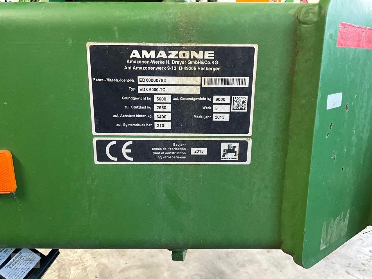 Einzelkornsägerät Türe ait Amazone EDX 6000 TC, Gebrauchtmaschine içinde Pfreimd (resim 6)