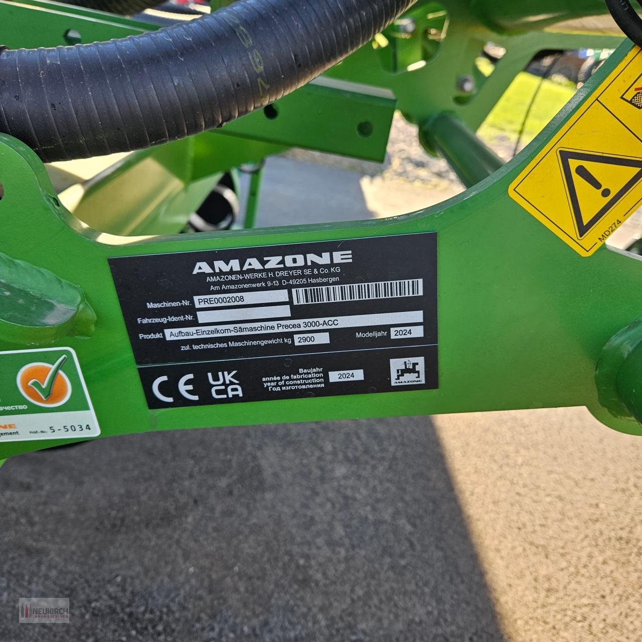 Einzelkornsägerät от тип Amazone Precea 3000-ACC, Neumaschine в Delbrück-Westenholz (Снимка 6)