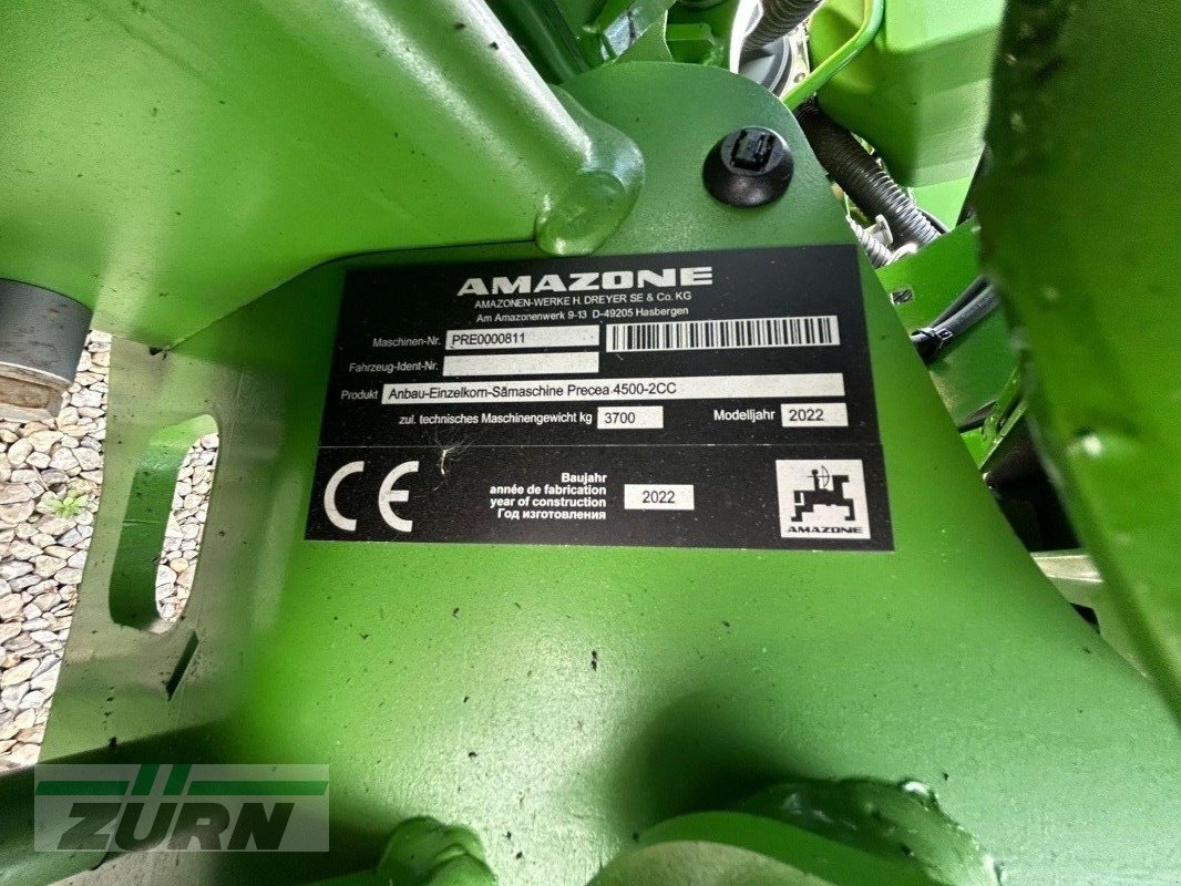 Einzelkornsägerät типа Amazone Precea 4500-2 CC Special, Gebrauchtmaschine в Kanzach (Фотография 25)