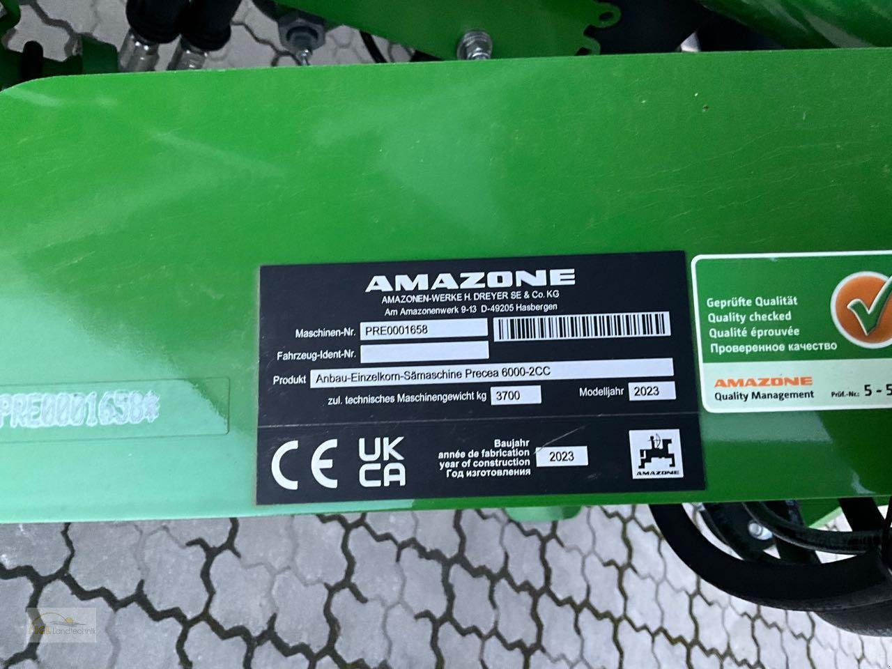 Einzelkornsägerät typu Amazone Precea 6000-2CC Super klappbar, Gebrauchtmaschine v Pfreimd (Obrázek 6)