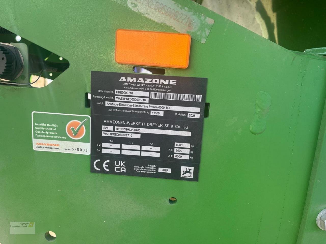 Einzelkornsägerät del tipo Amazone Precea 6000-TCC, Neumaschine en Schora (Imagen 6)