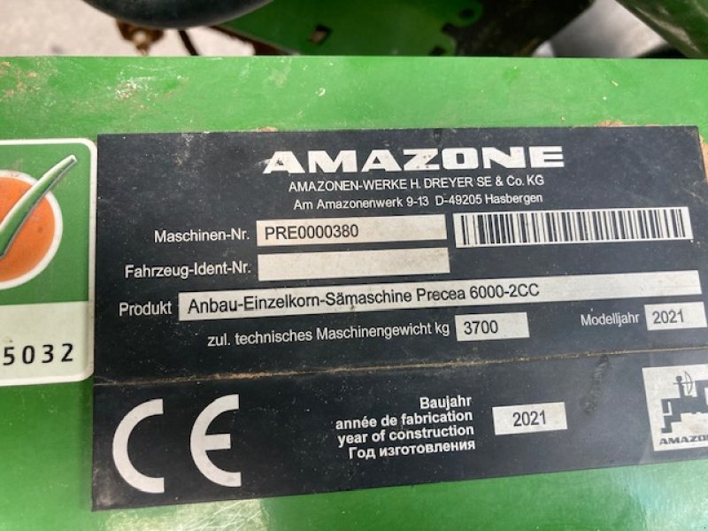 Einzelkornsägerät des Typs Amazone Precea 8002, Gebrauchtmaschine in Bebra (Bild 11)