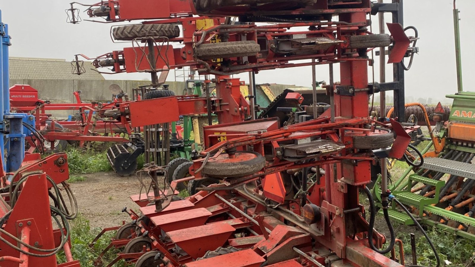 Einzelkornsägerät tipa Becker 12 rækket såmaskine med udstyr til flydende gødning. Fronttank medfølger til prisen., Gebrauchtmaschine u øster ulslev (Slika 2)