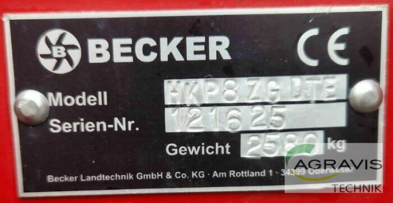 Einzelkornsägerät des Typs Becker AEROMAT P 8 ZG HKP DTE, Gebrauchtmaschine in Melle-Wellingholzhausen (Bild 12)