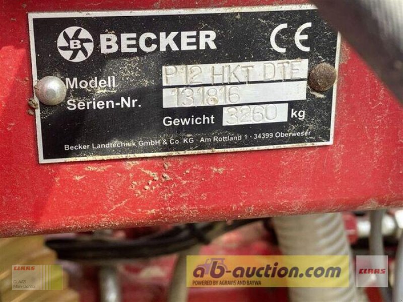 Einzelkornsägerät des Typs Becker AEROMAT P12 HKT DTE FRONTTANK, Gebrauchtmaschine in Wassertrüdingen (Bild 15)