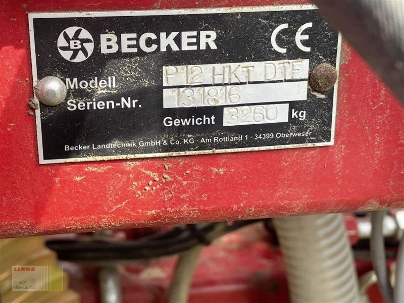 Einzelkornsägerät typu Becker AEROMAT P12 HKT DTE FRONTTANK, Gebrauchtmaschine w Wassertrüdingen (Zdjęcie 18)