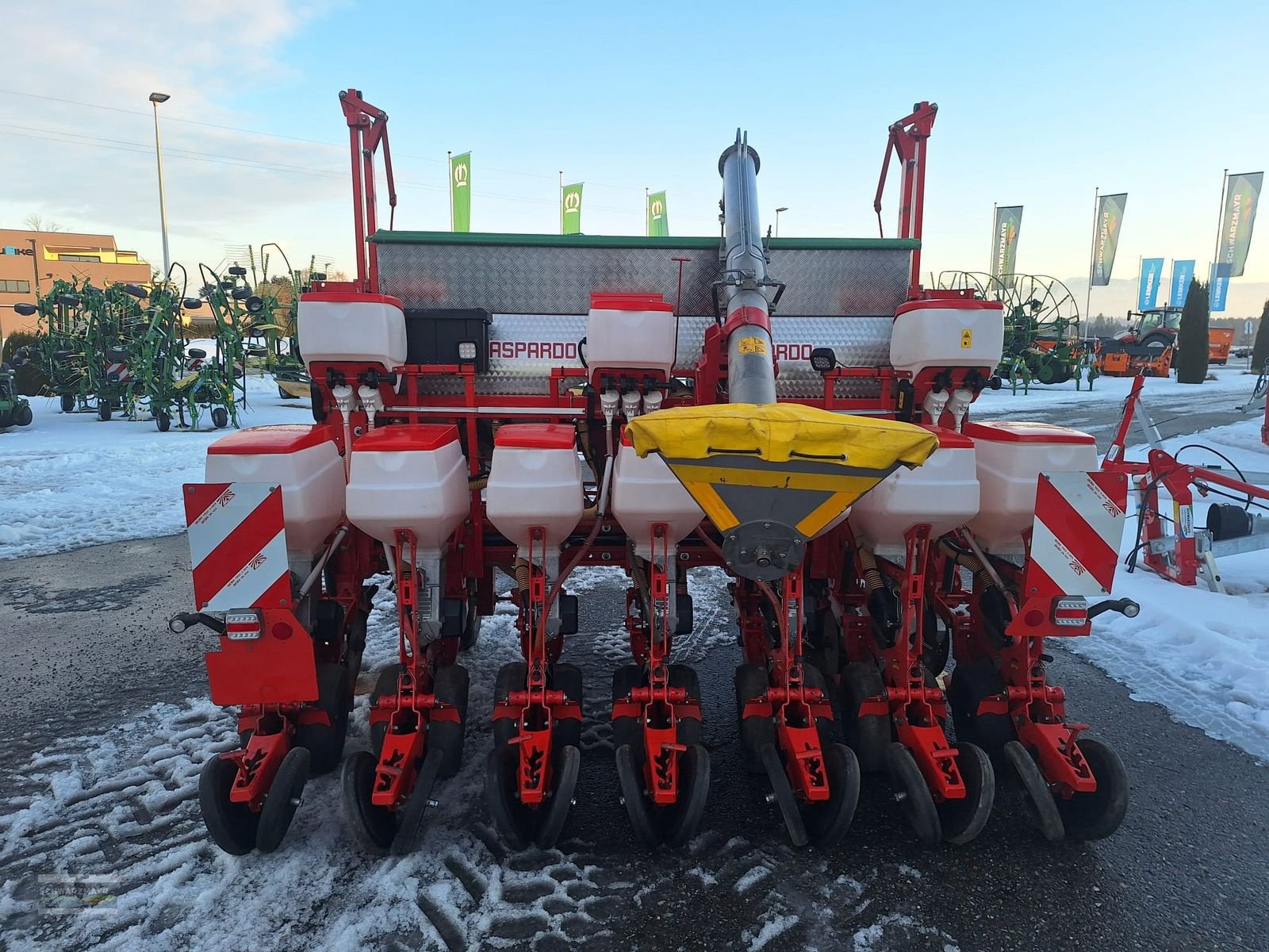 Einzelkornsägerät Türe ait Gaspardo Maga 7 rhg., Gebrauchtmaschine içinde Gampern (resim 9)