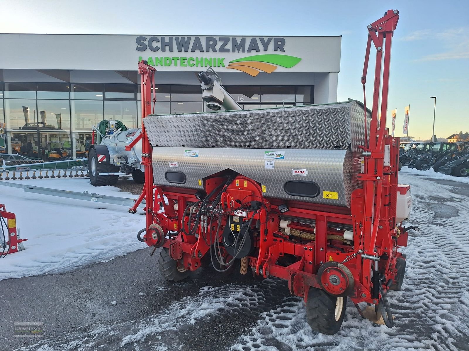 Einzelkornsägerät Türe ait Gaspardo Maga 7 rhg., Gebrauchtmaschine içinde Gampern (resim 1)